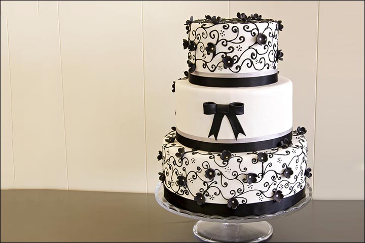 Vanilla-And-Fondant wedding cake