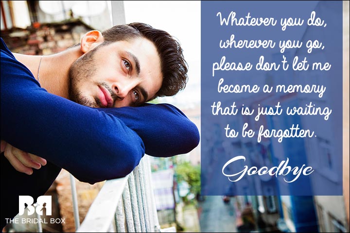  Goodbye Quotes For Her - a Memory