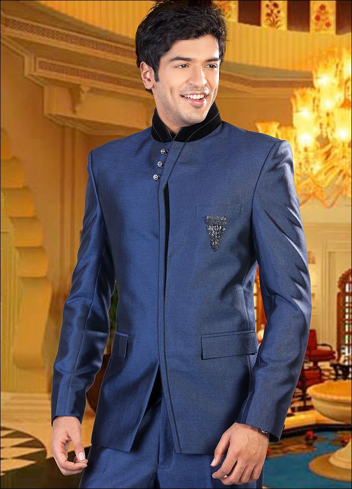 reception costume for groom