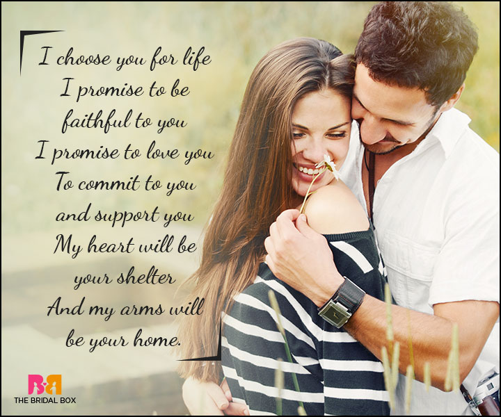 Love Promise Quotes - My Heart Is Your Shelter