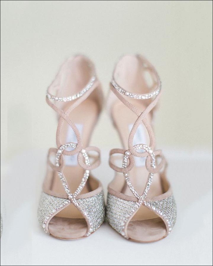 jimmy choo silver wedding shoes