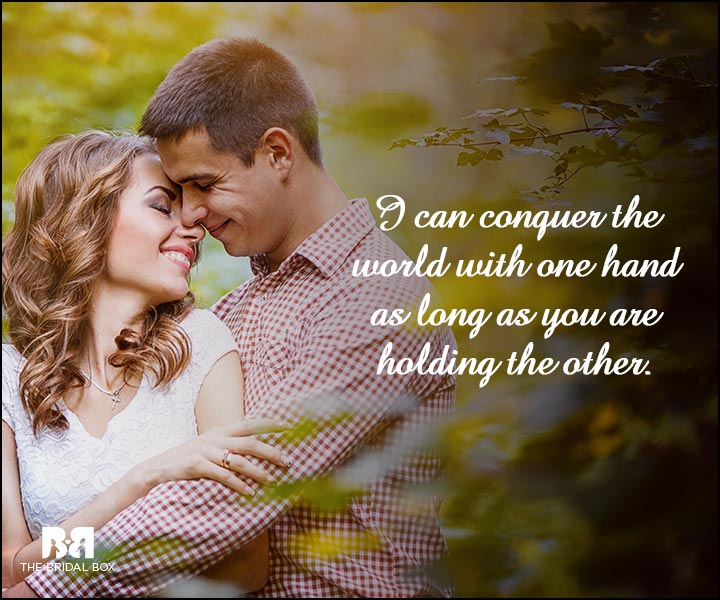 Engagement Quotes - You are Holding My Hand
