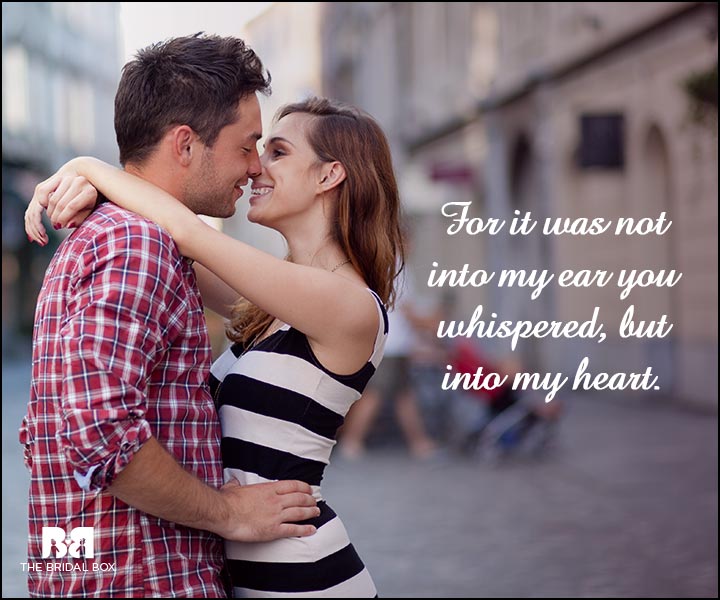 Engagement Quotes - Into My Heart